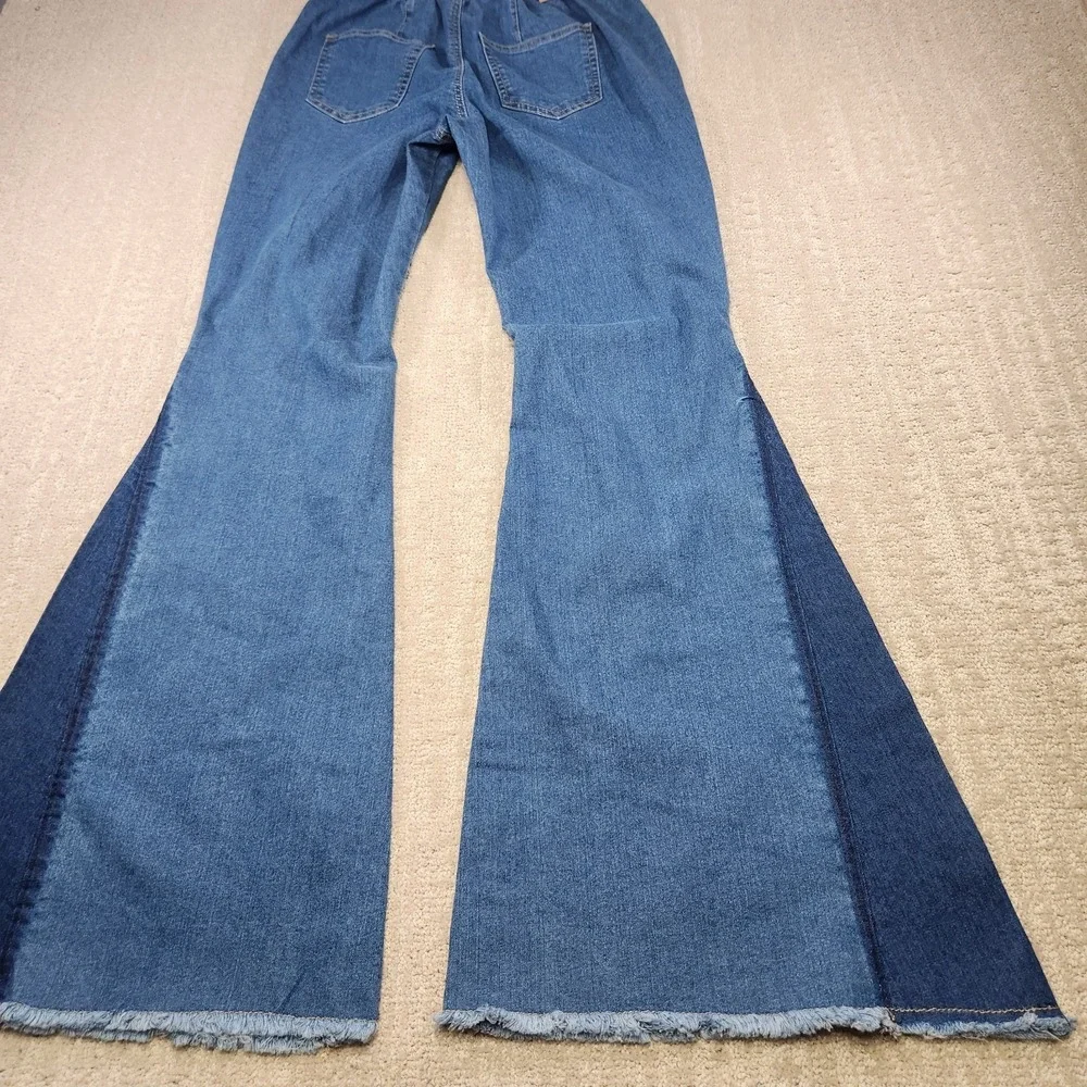 Bell Bottom Jeans Women 13 Super Flare Hi Rise Cowgirl Western Rodeo Boho NEW - Picture 4 of 11